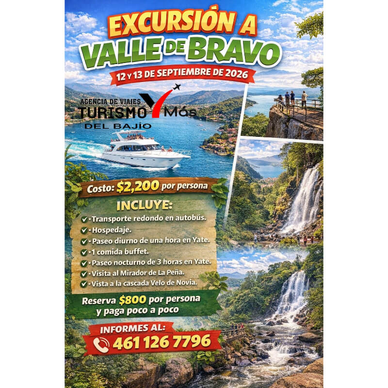 Excursión a Valle de Bravo: ¡Paseos en Yate, Cascadas y Naturaleza Total!